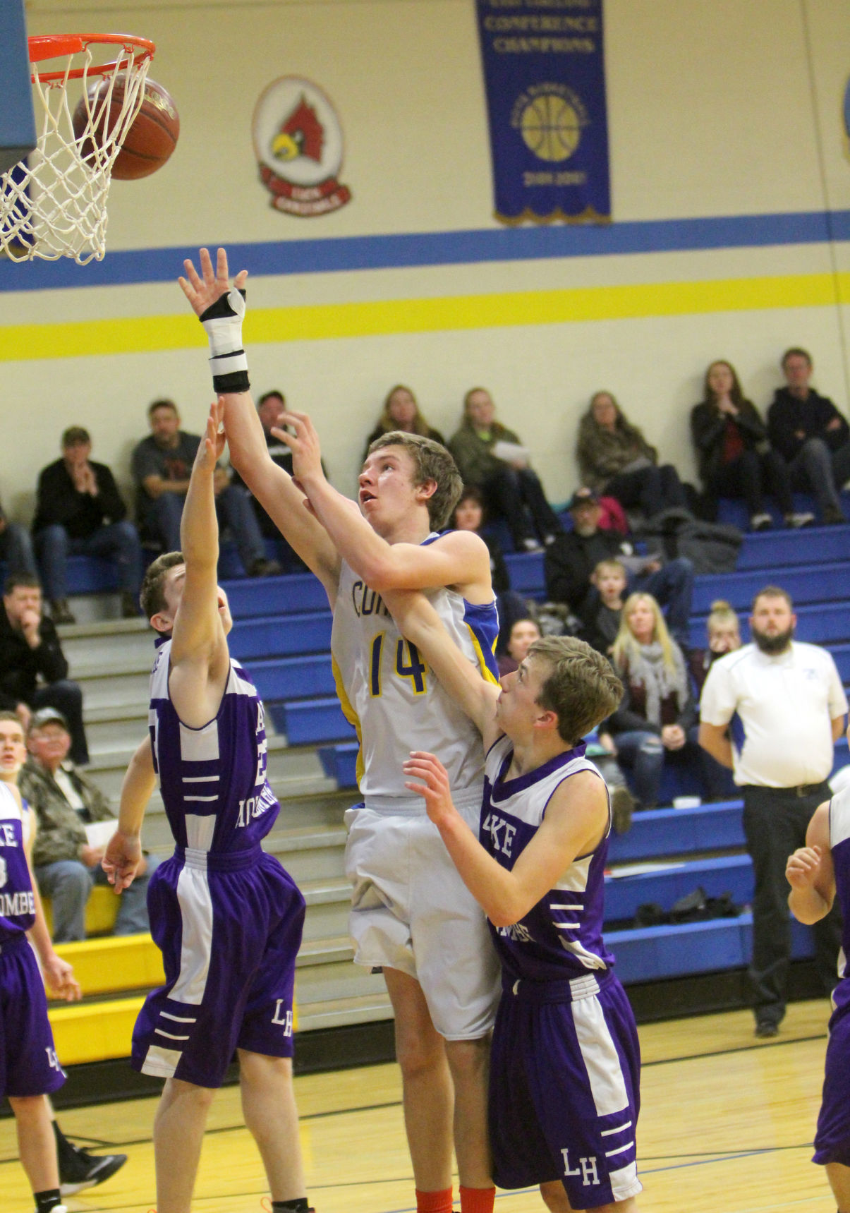 Lake Holcombe at Cornell boys basketball 1-10-19